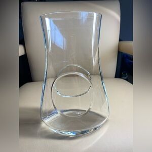 WATERFORD Crystal John Rocha "Circa" 9” Clear glass vase